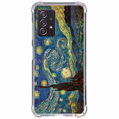 کاور طرح شب پر ستاره مناسب برای گوشی موبایل سامسونگ Galaxy A52 
