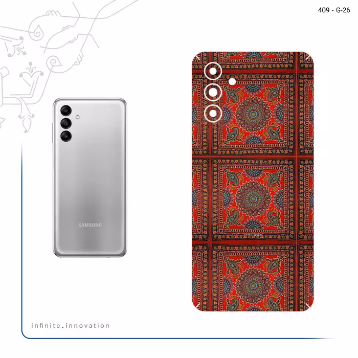 برچسب پوششی ماهوت مدل Embroidered Rug مناسب برای گوشی موبایل سامسونگ Galaxy A04s