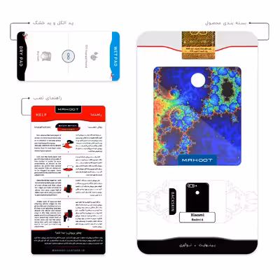 برچسب پوششی ماهوت مدل Mathematical Geometric Shape 5 مناسب برای گوشی موبایل شیائومی Redmi 6