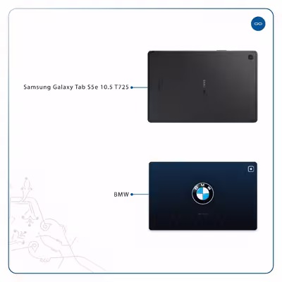 برچسب پوششی ماهوت مدل BMW مناسب برای تبلت سامسونگ Galaxy Tab S5e 10.5 2019 T725