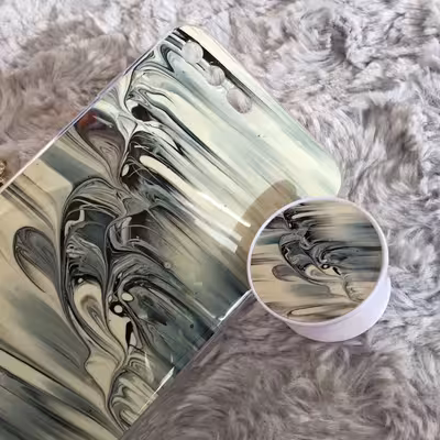 کاور طرح Dark Wave کد S5305 مناسب برای گوشی موبایل اپل iPhone 7 Plus / 8 Plus به همراه پایه نگهدارنده