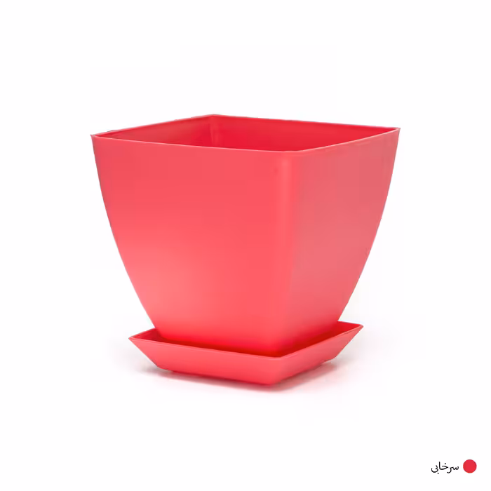 گلدان مدل پلاستیکی مربع کد 010