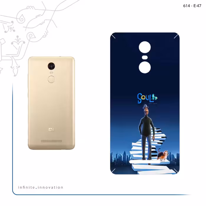 برچسب پوششی ماهوت مدل soul مناسب برای گوشی موبایل شیائومی Redmi Note 3