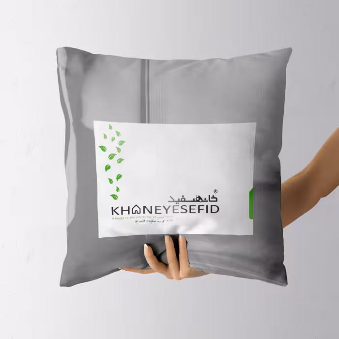 سرویس ملحفه خانه سفید مدل میکرو کد 160 دو نفره سه تکه