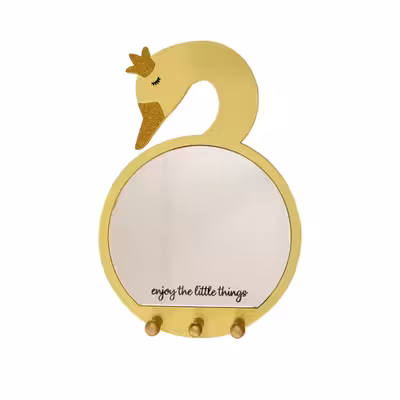 آینه دکوراتیو طرح قو مدل MKids57