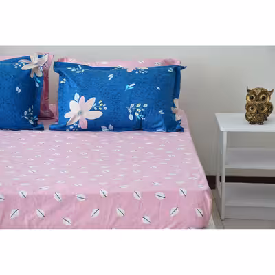 سرویس ملحفه بومرنگ مدل Flora دونفره 6 تکه