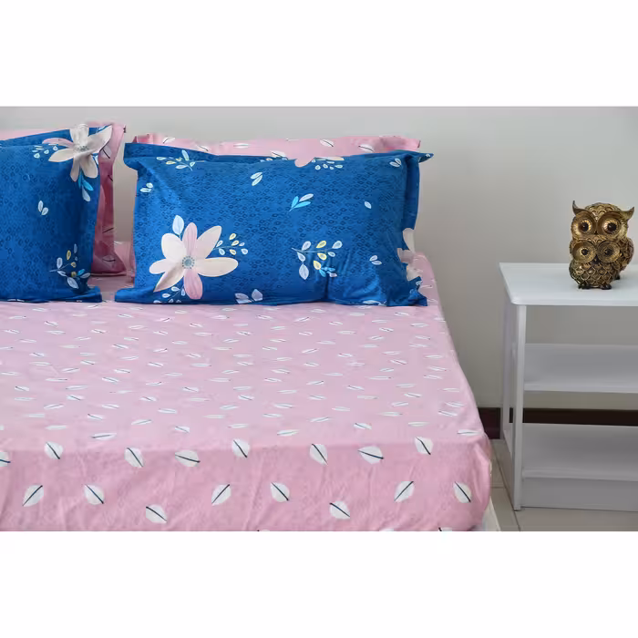 سرویس ملحفه بومرنگ مدل Flora دونفره 6 تکه