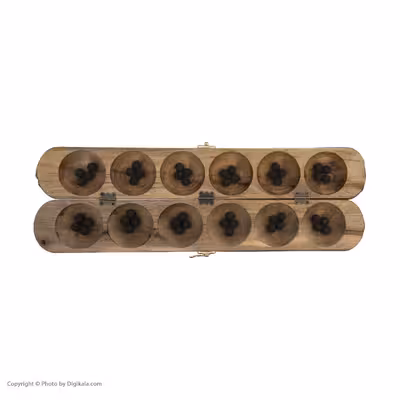 بازی فکری او آره مدل چوبی آفریقایی کد 2