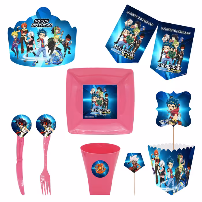  مجموعه 72 عددی تم تولد طرح فرفرهای انفجاری