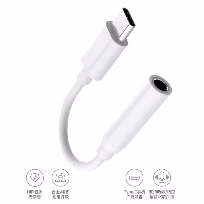 مبدل USB-C به جک 3.5 میلی متری کی زا مدل k5 