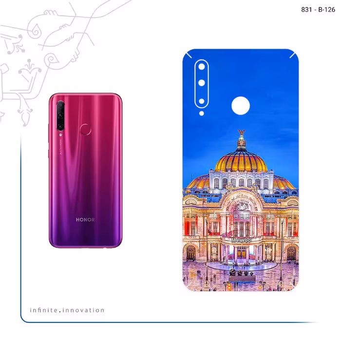 برچسب پوششی ماهوت مدل Mexico City مناسب برای گوشی موبایل آنر 20 Lite