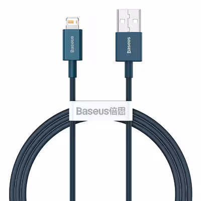 کابل تبدیل USB به لایتنینگ باسئوس مدل CALYS-A01 طول 1.5 متر