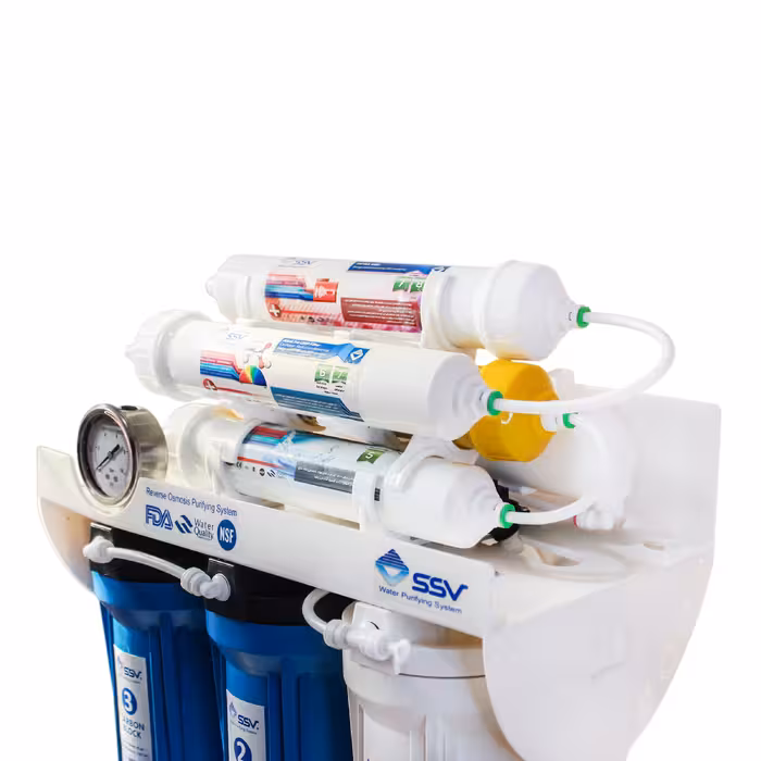 دستگاه تصفیه آب اس اس وی مدل BlueStar 2w X800 به همراه شیر 2 کاره و فیلتر  بسته 3 عددی