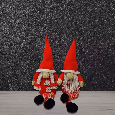 عروسک بافتنی مدل لی لی پوت R بسته 2 عددی