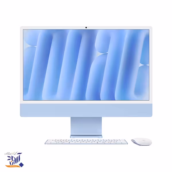 کامپیوتر همه‌کاره 24 اینچی اپل مدل iMac 2024 m4 10-10 core ظرفیت 24/512G