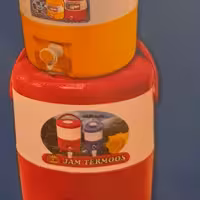 کلمن دوقلو 10لیتر لیوان دار و 5 لیتر ساده جام جم