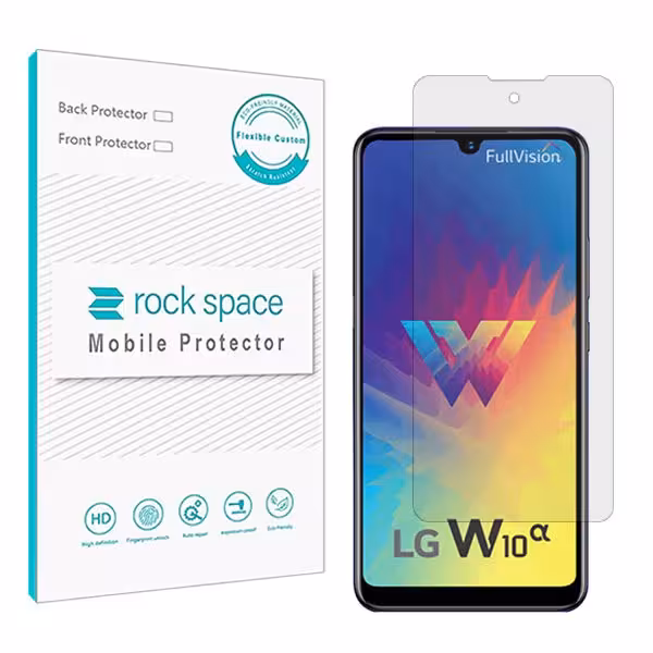 گلس ال جی (LG) W10 Alpha مدل نانو هیدروژل شفاف برند راک اسپیس کد S