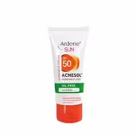 کرم ضدآفتاب آکنه سول پلاس SPF50 بی رنگ فاقد چربی آردن سان
