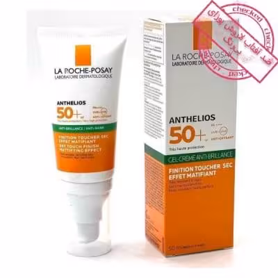 ژل کرم ضد آفتاب بی‌رنگ SPF50  لاروش پوزای آنتلیوس مخصوص پوست چرب