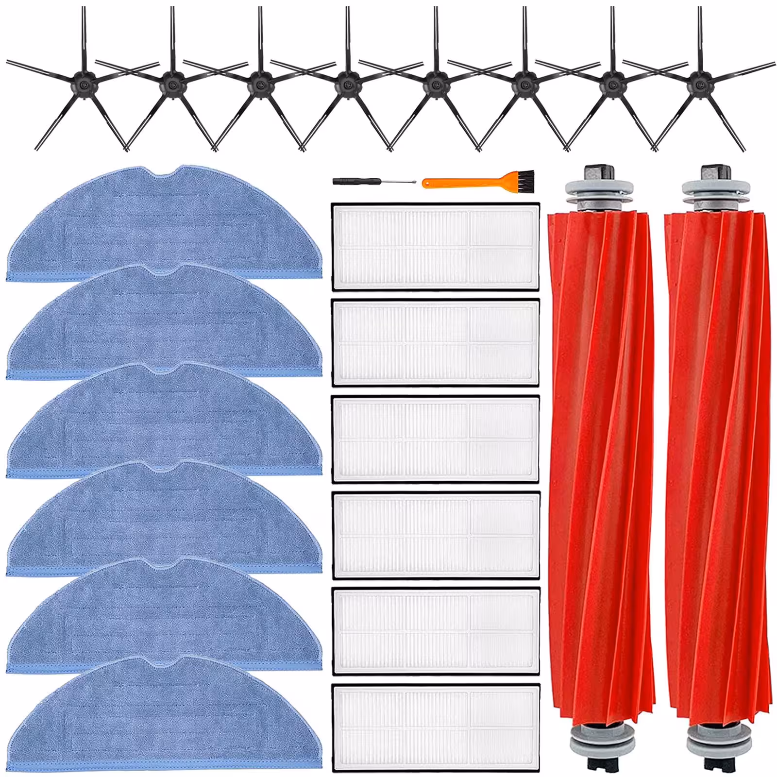 پک اکسسوری جارو رباتیک روبوراک مناسب مدل Roborock S7 S7 Roborock S7 MaxV, S7 MaxV Plus,T7 plus T7S plus ( ارسال 10 الی 15 روز کاری )