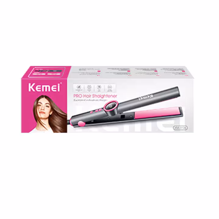 اتو مو حرفه‌ای کراتینه کیمی دیجیتال مدل KM-3126
