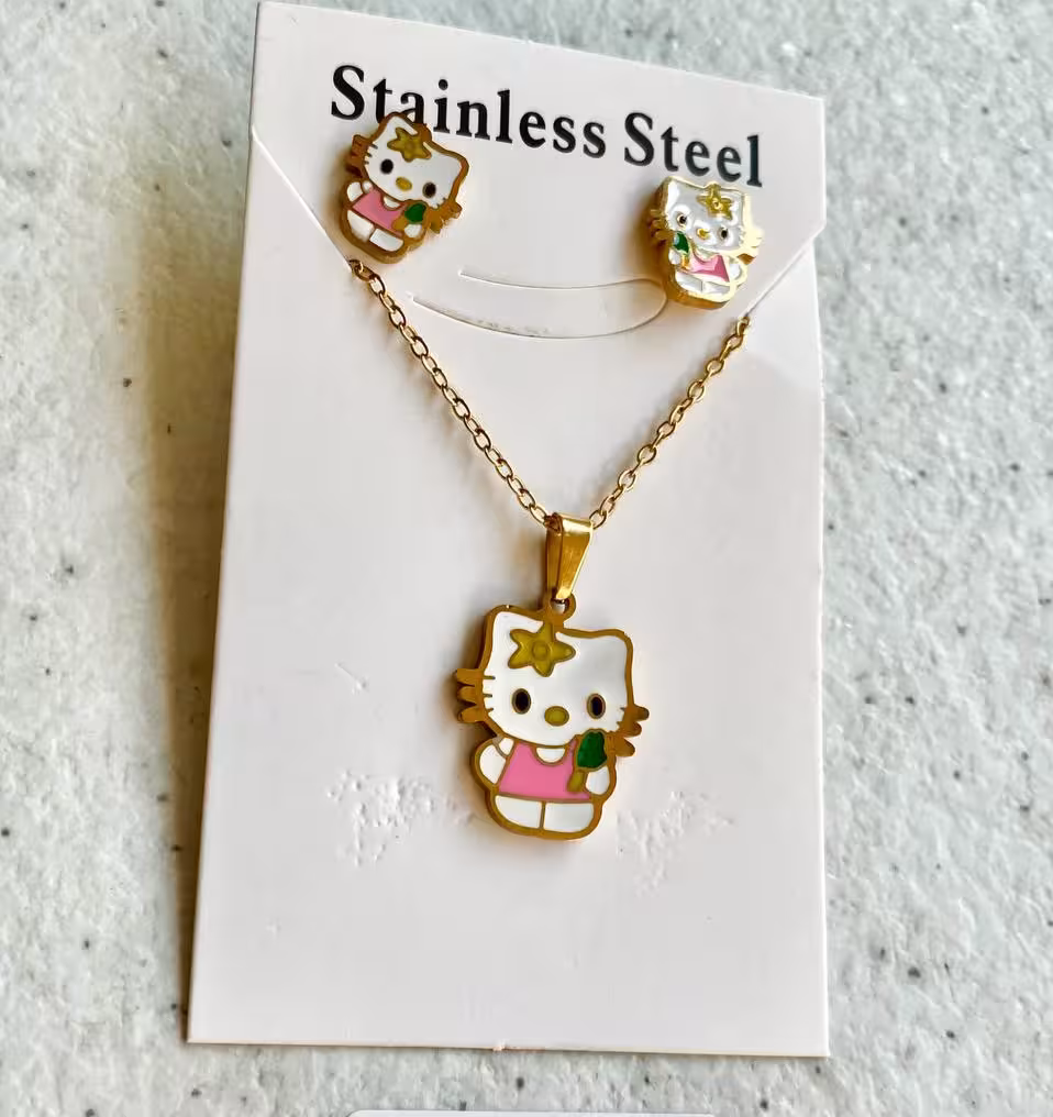 نیمست استیل دخترانه، مدل کیتی کد 01