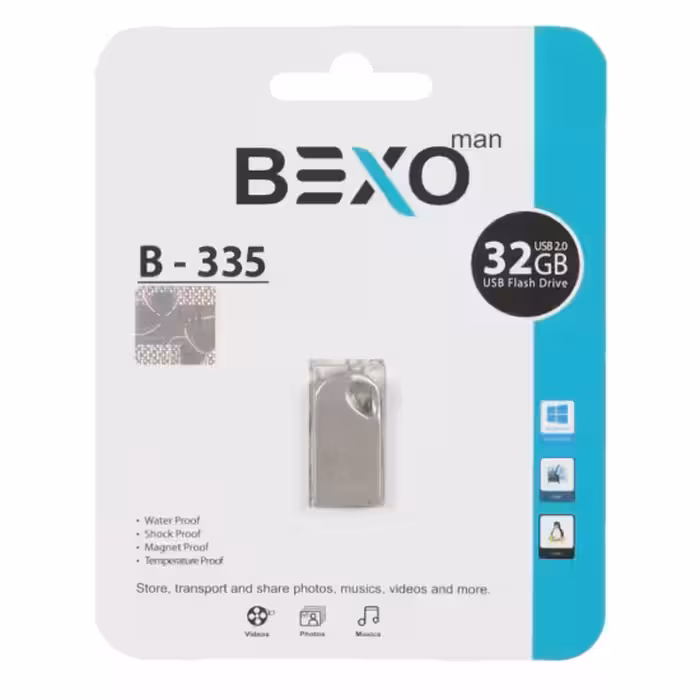 فلش مموری بکسو مدل B-335 USB2.0 ظرفیت 32 گیگابایت