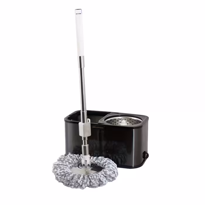 سطل و طی چرخشی استیل WS – مشکی