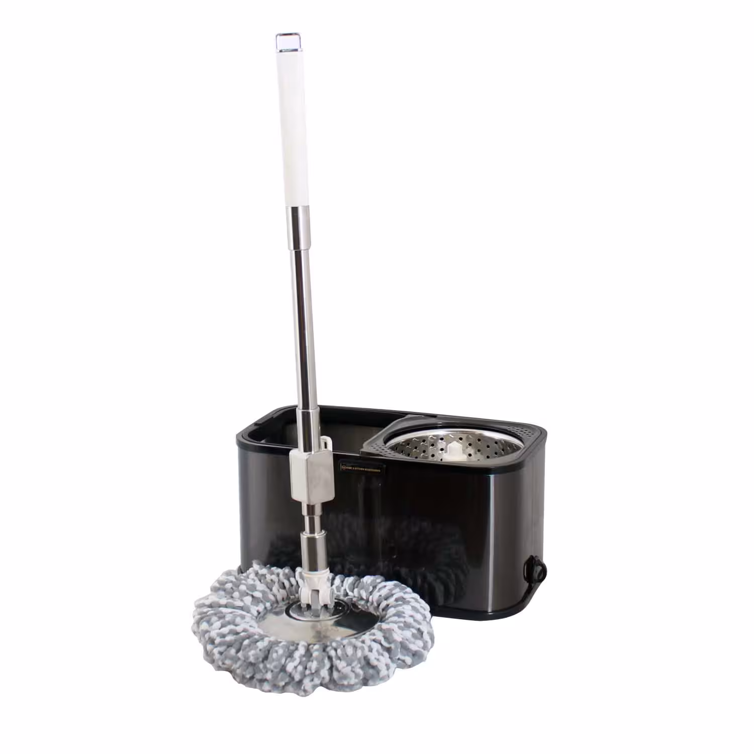 سطل و طی چرخشی استیل WS – مشکی