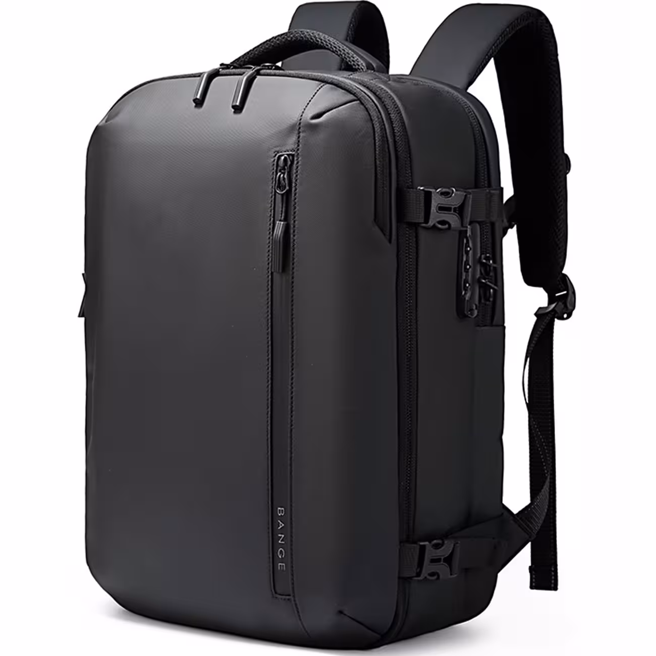 کوله‌پشتی مسافرتی لپ‌تاپ 15.6 اینچ و آیپد 12.9 اینچ ضدآب و ضدسرقت 22 لیتری بنج Bange BG-7876 طرح چمدان