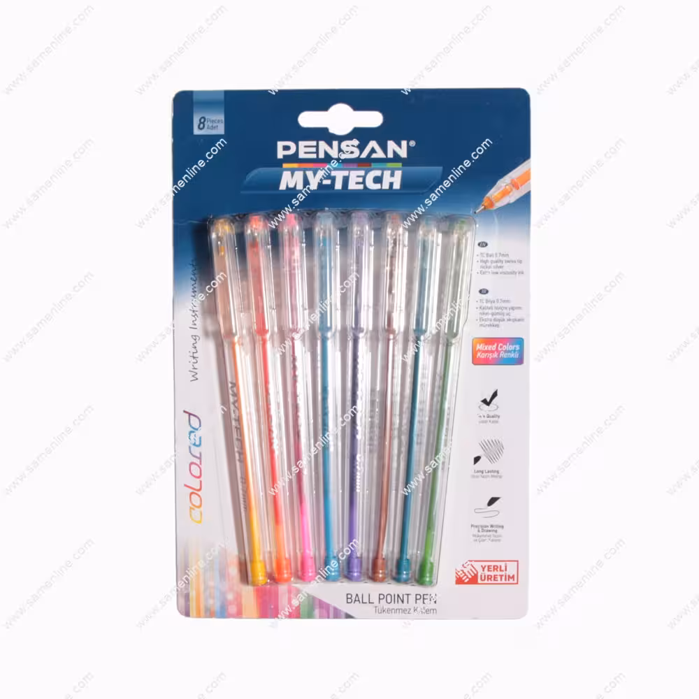 ست خودکار 8 رنگ پنسان مدل MY-TECH کد 2240