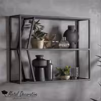 شلف دیواری فلزی مدرن آشپزخانه