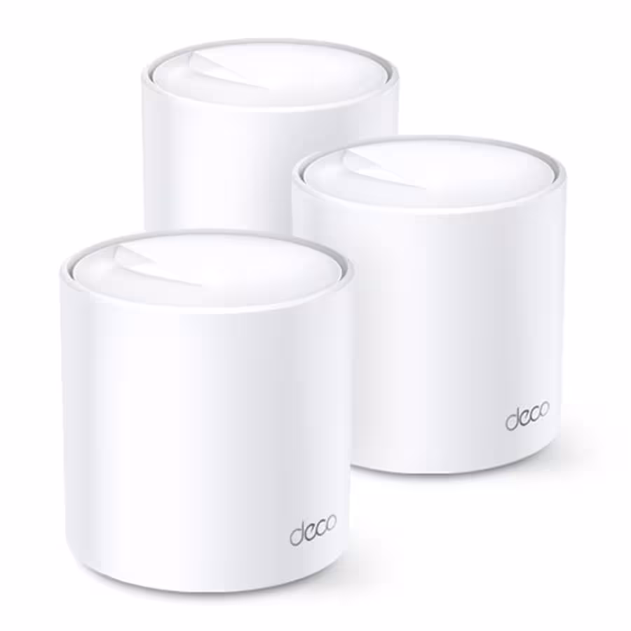قیمت و خرید روتر و اکسس پوينت بیسیم و دوباند گیگابیت AX1800 تی پی لینک مدل Deco X20 (3-Pack) | یاس ارتباط