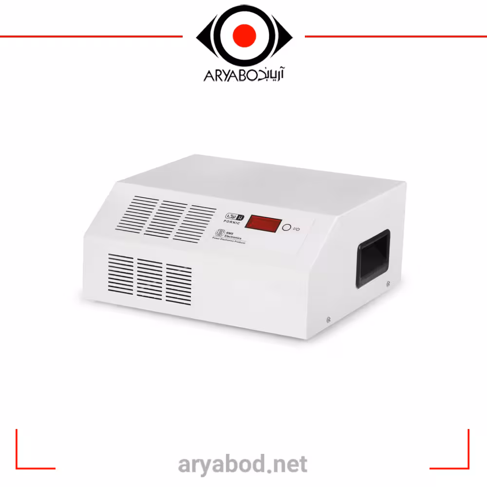 استابلایزر پرنیک – تک فاز – رله ای – مدل PORNIC ECO-8000 FULL  -توان 8000 ولت آمپر