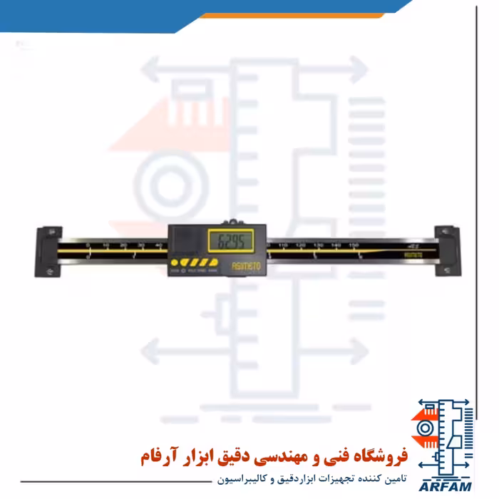 خط کش دیجیتال افقی آسیمتو 20 سانتی متر مدل 9-08-326