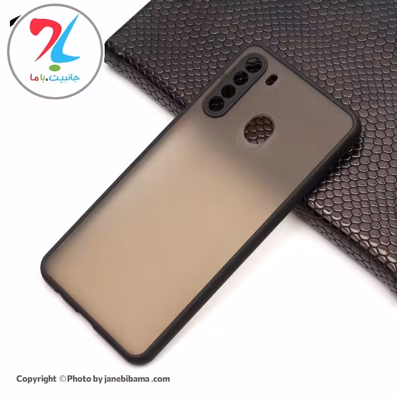 قاب گوشی سامسونگ PC مات محافظ لنز دار Samsung A21 پشت مات - مشکی