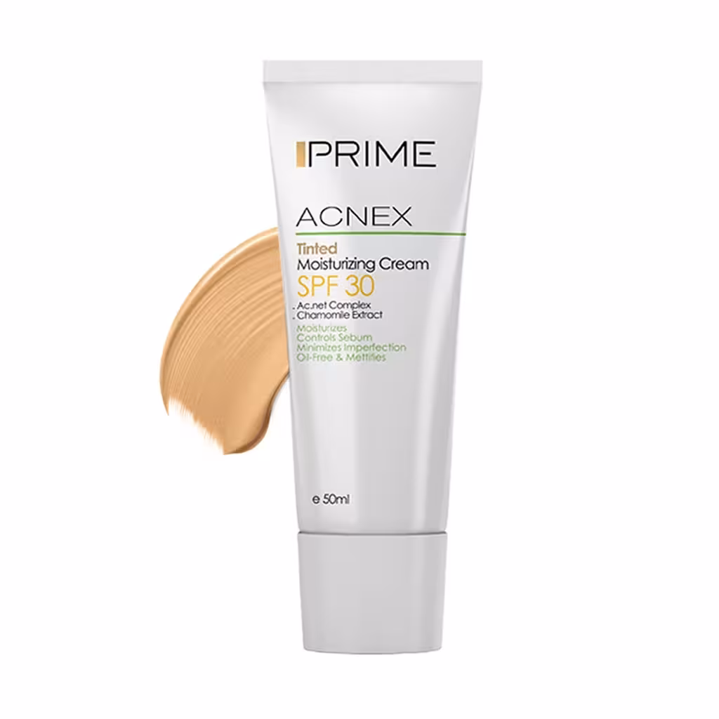 کرم مرطوب کننده بدون رنگ پریم آکنه اکس با SPF 30