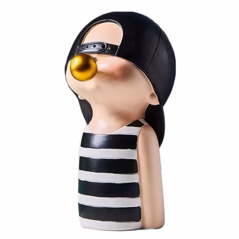 مجسمه و گلدان پسر فلاورپات