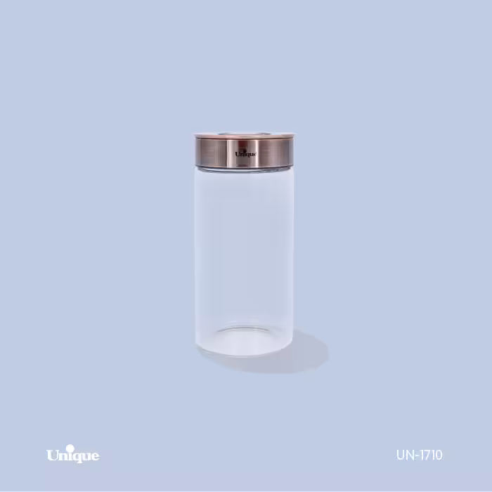 بانکه شیشه ای درب مسی 20 سانت یونیک کد محصول: UN-1710