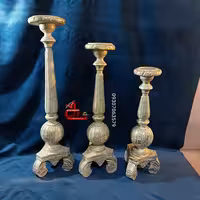 شمعدان کنارسالنی سه سایزی اوکیا