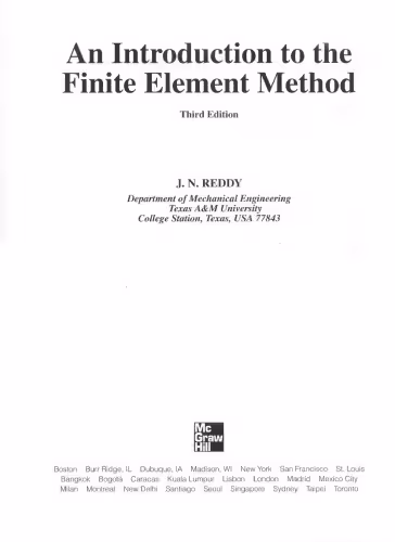 خرید و دانلود نسخه کامل کتاب An Introduction to the Finite Element Method 3rd Ed.