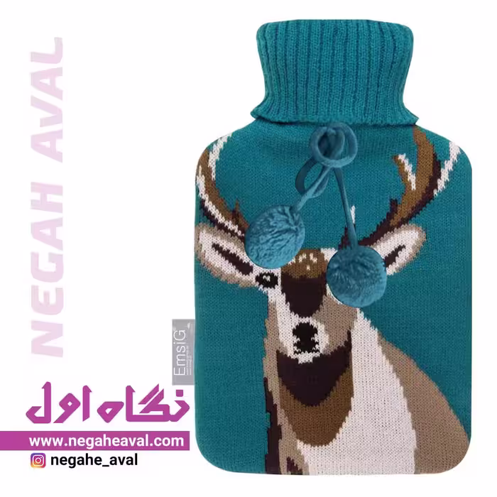 کیسه آب گرم HB202 Plus بافتنی گوزن امسیگ