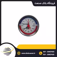 ترمومتر مانومتر FG چین افقی صفحه 8 سانتی متر 120 درجه