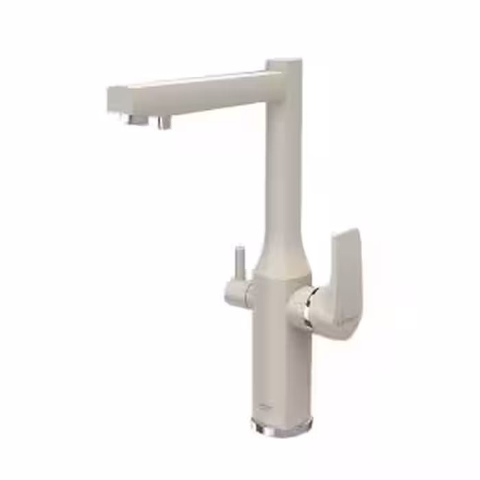 شیر آشپزخانه دو منظوره شودر مدل یونیک پلاس شیری کروم