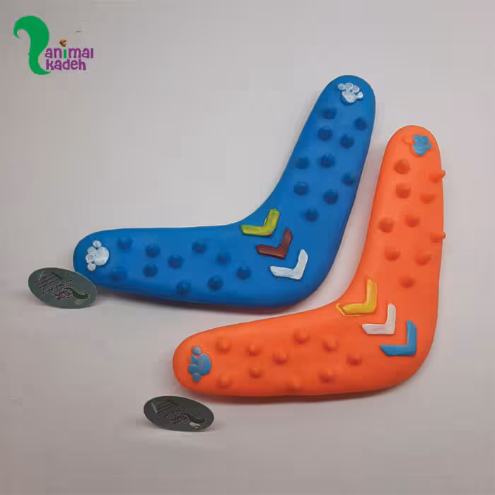 اسباب بازی بومرنگ مخصوص سگها (آبی)