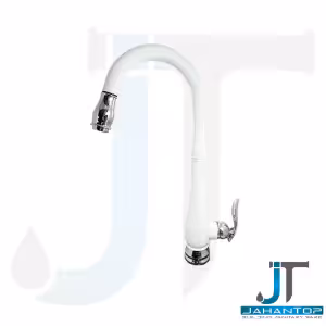 شیر ظرفشویی شاوری سفید کروم مدل پرشین آریانا