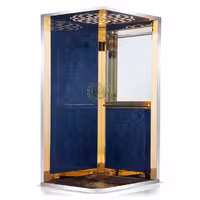 کابین آسانسور استیل طلایی کد 10303