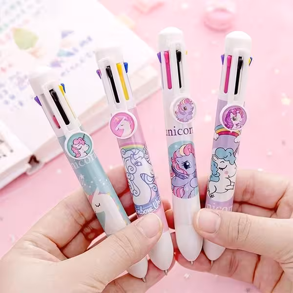 خودکار هشت رنگ اسب تکشاخ Unicorn 8 colors Pen