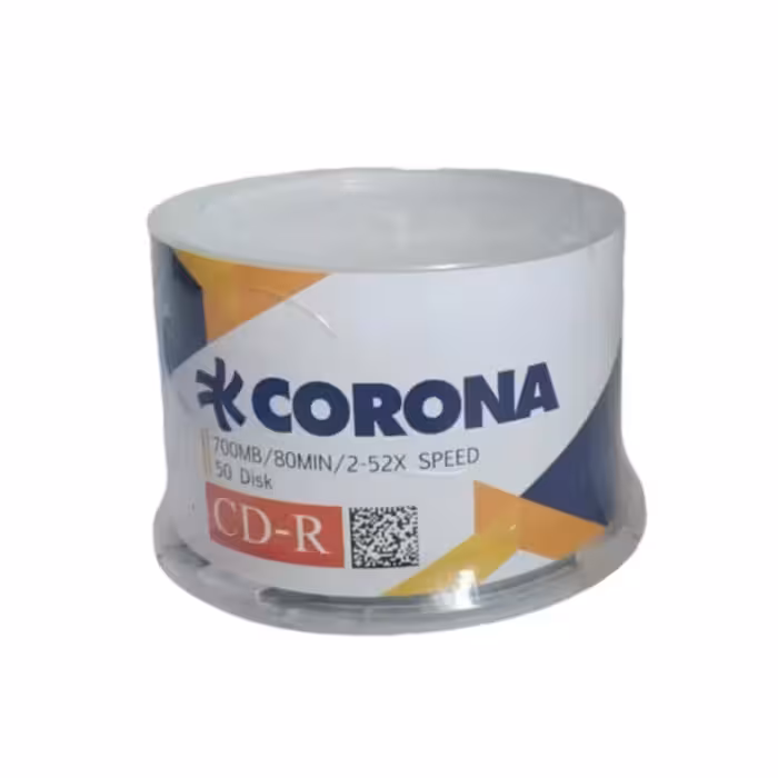 سی دی خام کرونا مدل CD-R بسته 50 عددی ;n706