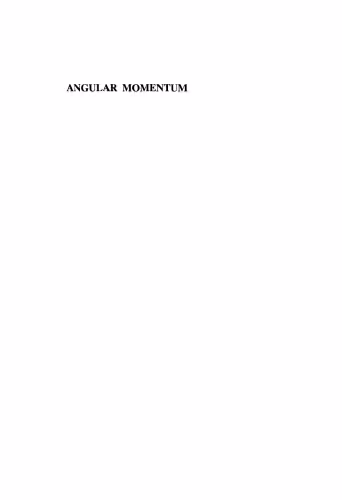 خرید و دانلود نسخه کامل کتاب Angular Momentum: An Illustrated Guide to Rotational Symmetries for Physical Systems